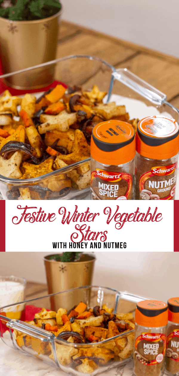 Festive Winter Vegetable Stars with Honey and Nutmeg
